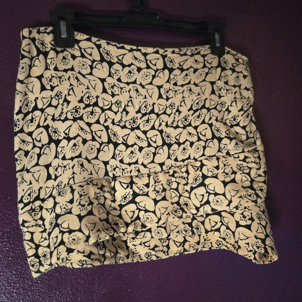 Free People Faux-wrap Mini Skirt